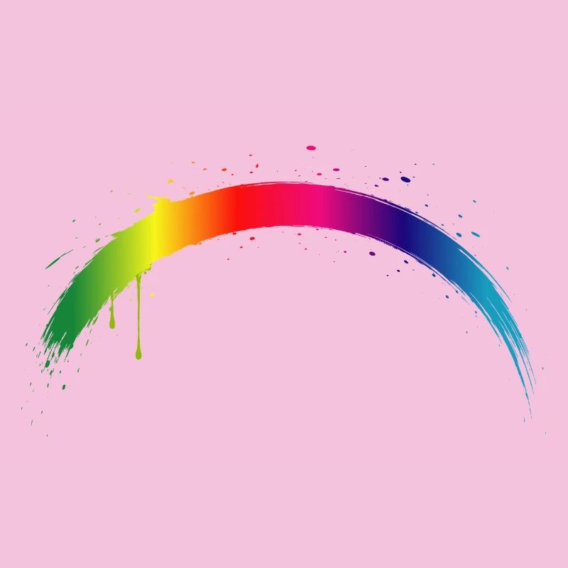 Rainbow Arc Gradient Splash Art