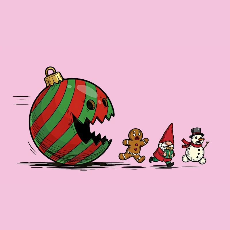 Verschlingende Weihnachtskugel Ornament
