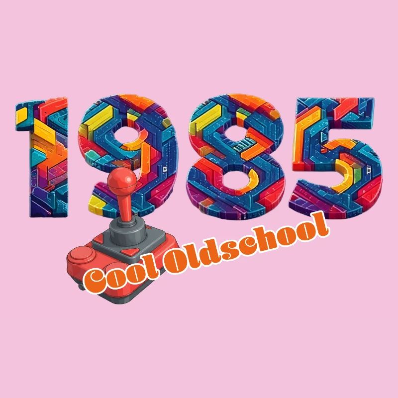 Vintage 1985 – Retro Joystick – Cool Old School