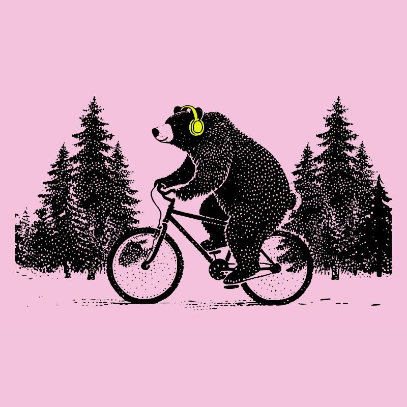 Radelnder Bär