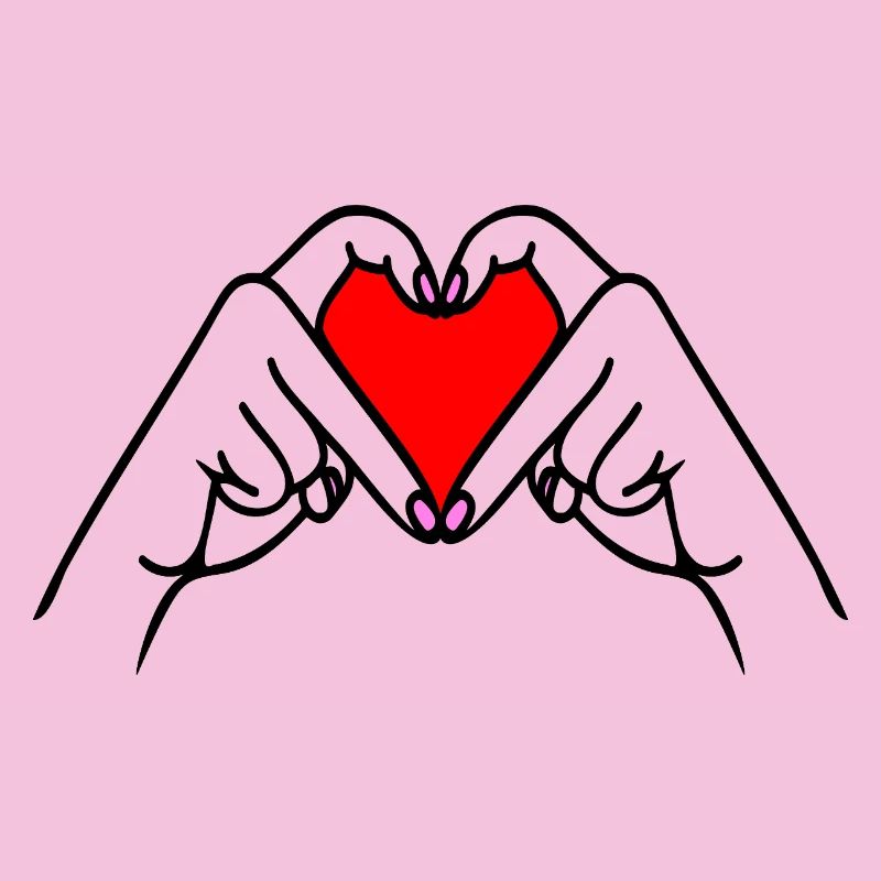 Generation Herz Liebe Hände