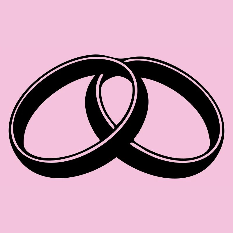 Eheringe – Minimalistisch Schwarz und Weiß