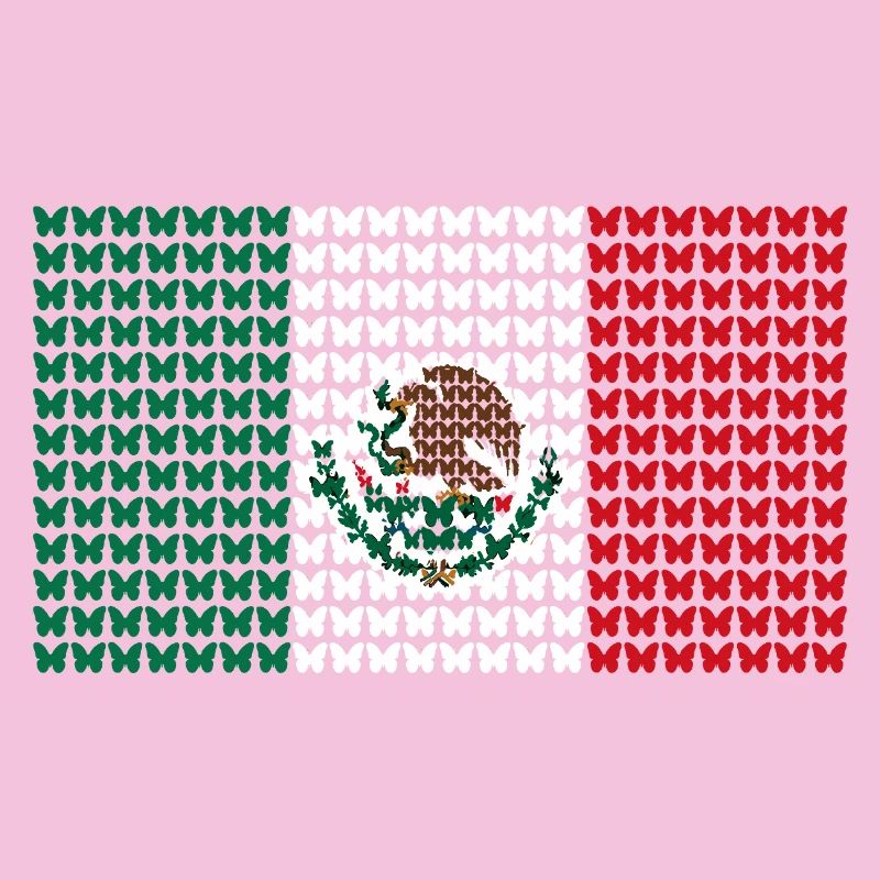 Motif de drapeau raster du Mexique
