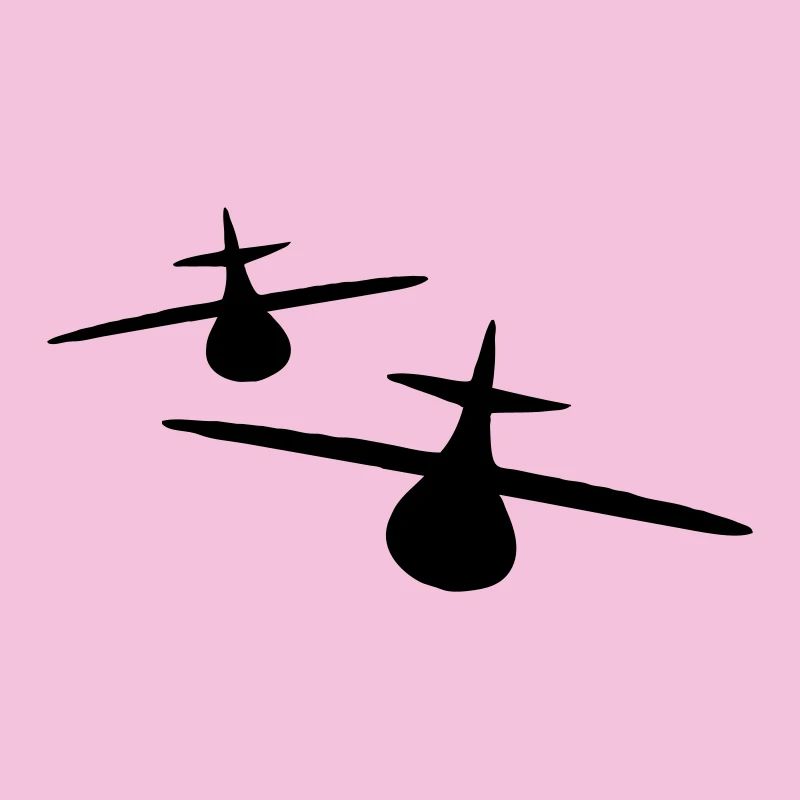 Zwei Flugzeuge