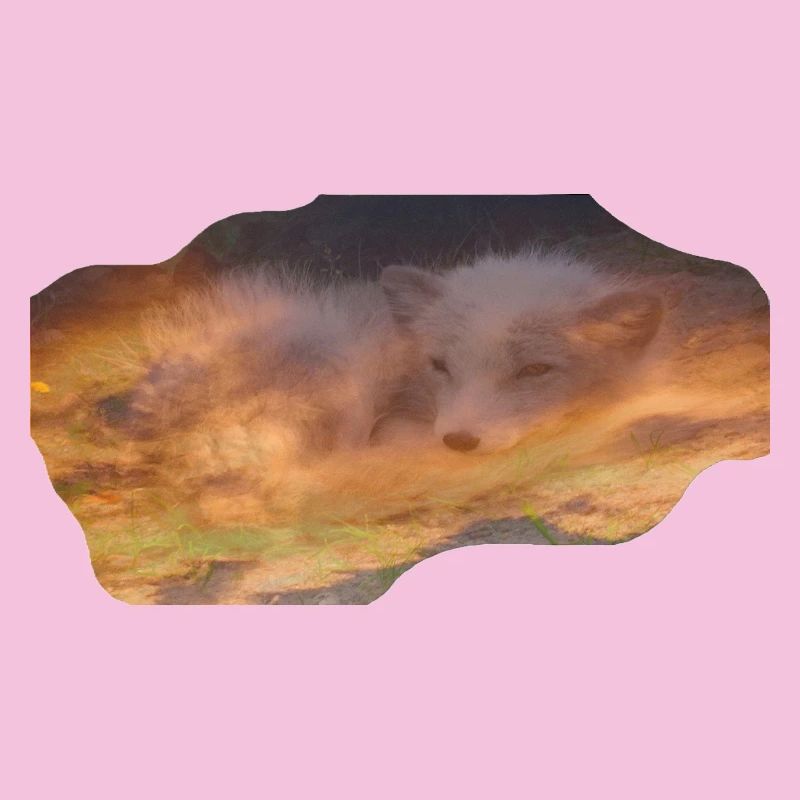 träumender Polarfuchs