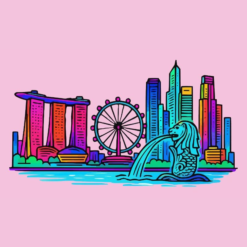 Singapur Skyline