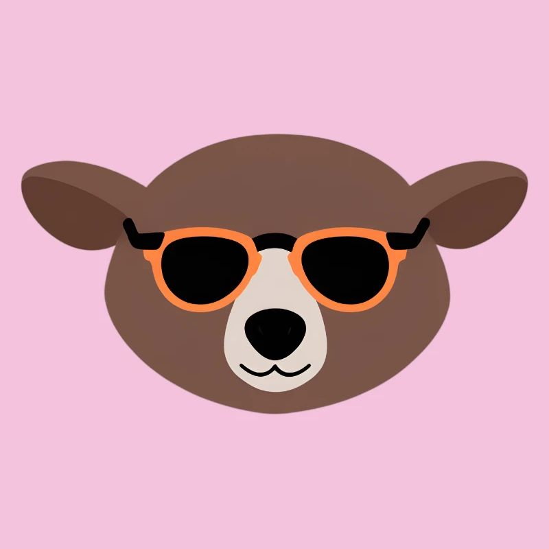 Mole with orange sunglasses