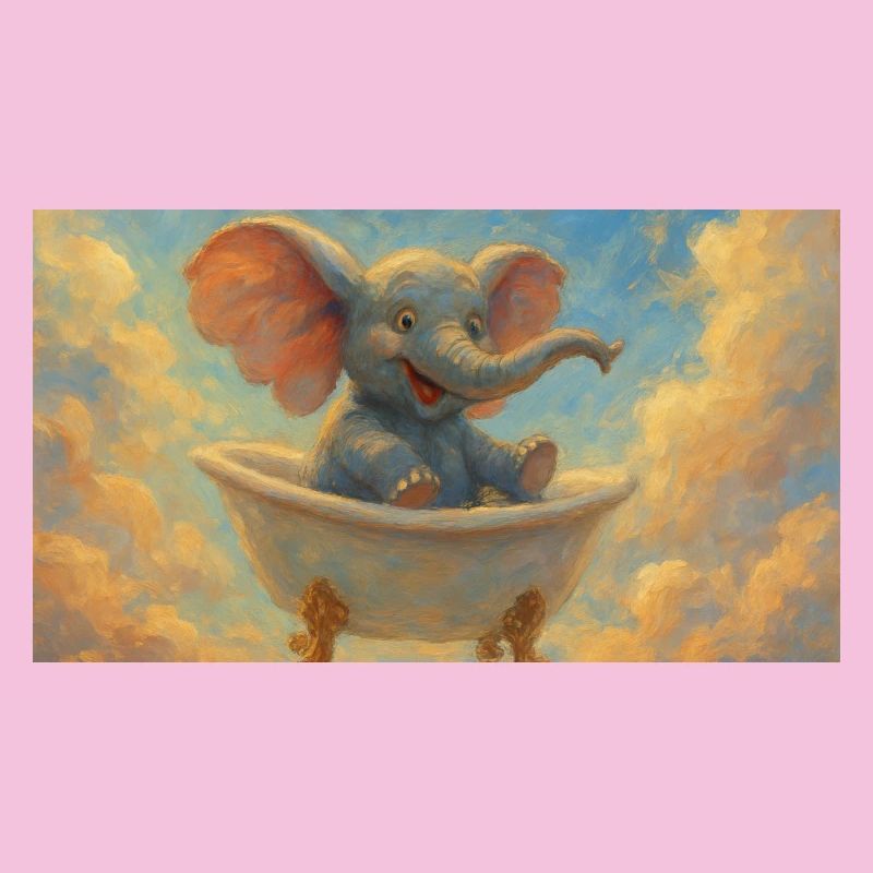 Elefantenbad im Himmel