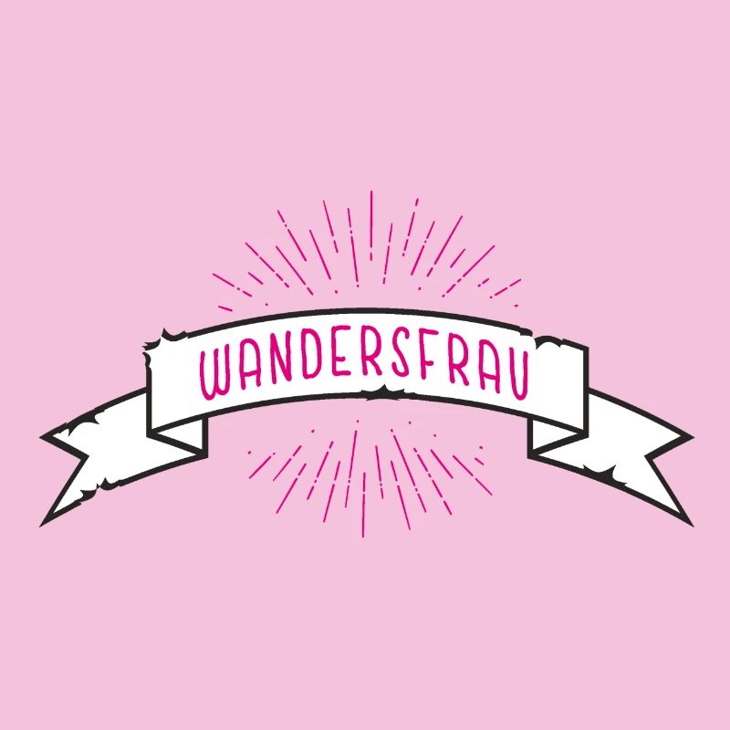 Wandersfrau Banderole Schleife