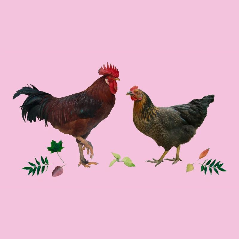 Hahn und Huhn