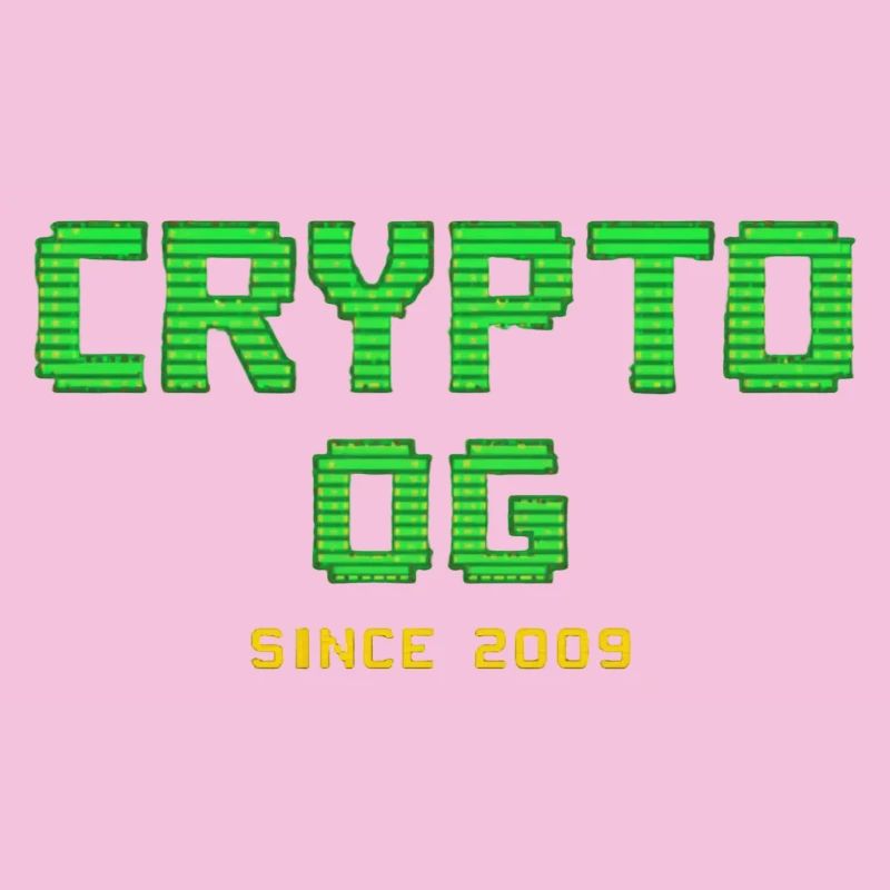 Krypto-Pioniere Retro-Logo