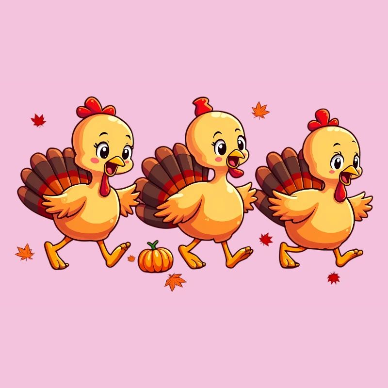 Bébé dinde de Thanksgiving