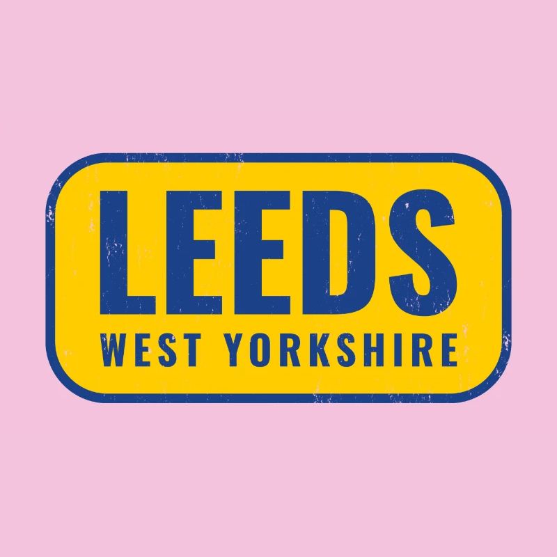 Leeds West Yorkshire Schild Design