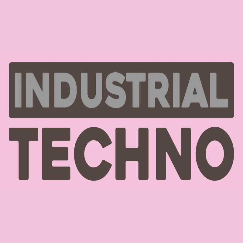 Industrielle Techno-Typografie