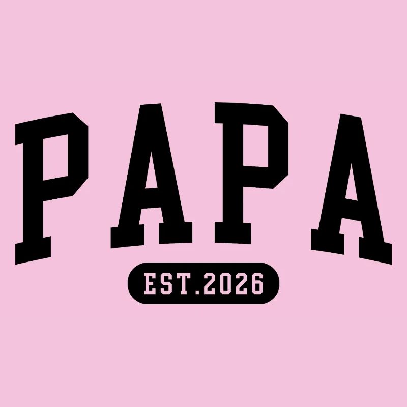 Papa est. 2026 – Logo Design Statement neue Papas