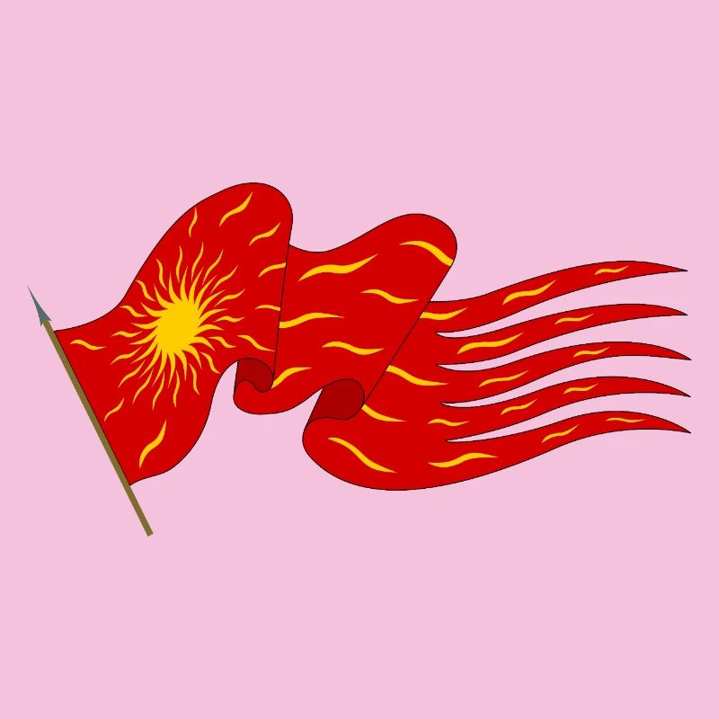 Oriflamme - Sun on Fire Flag
