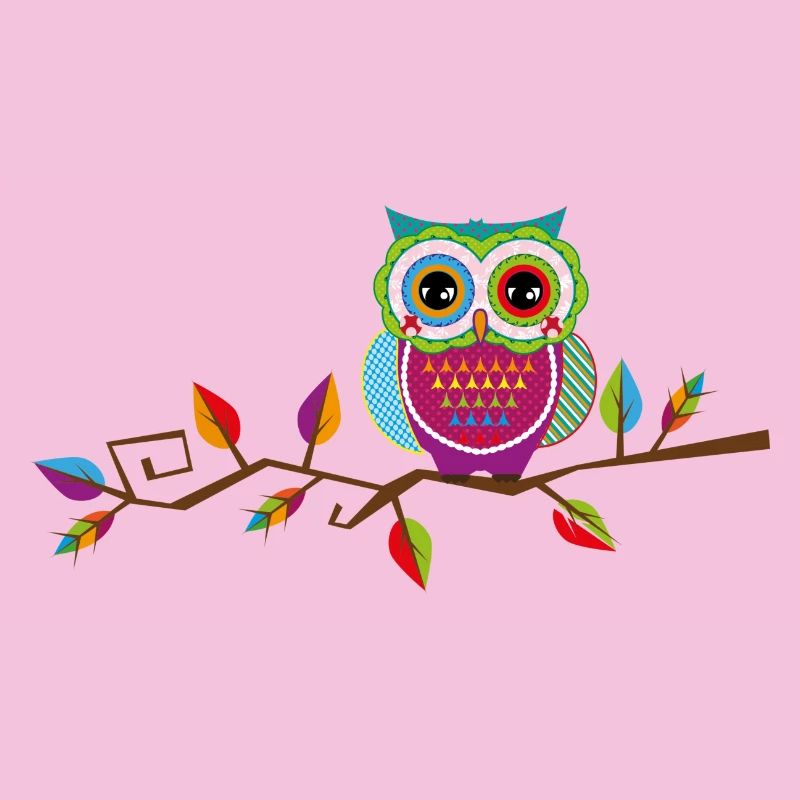 Owl sitting on a branch