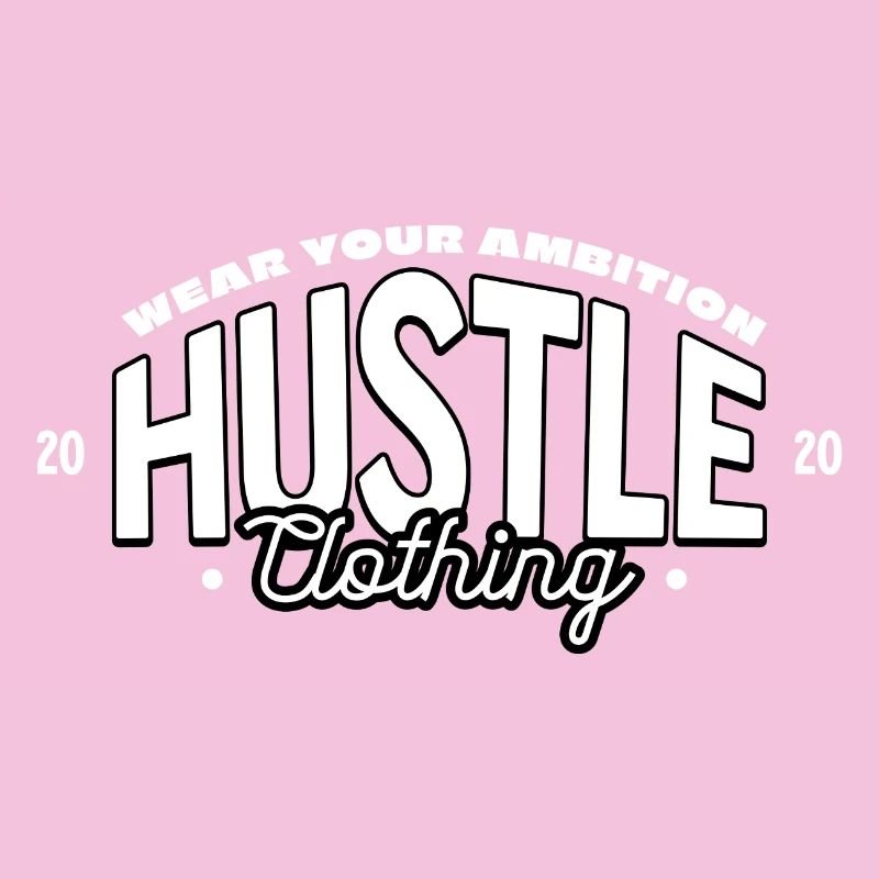 Hustle Attitude Logo Print