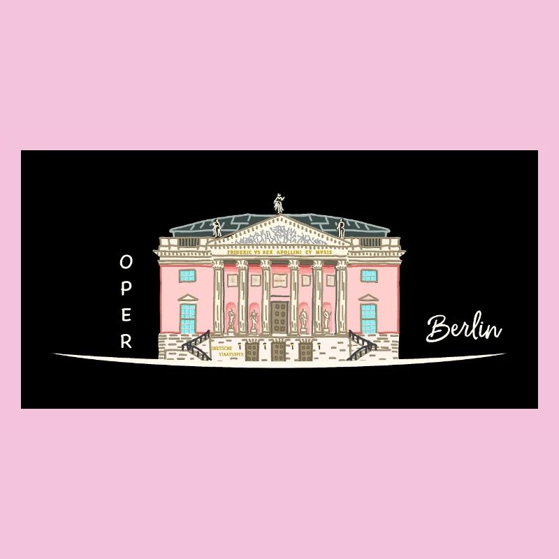 Berlin, Oper unter den Linden, Drawing