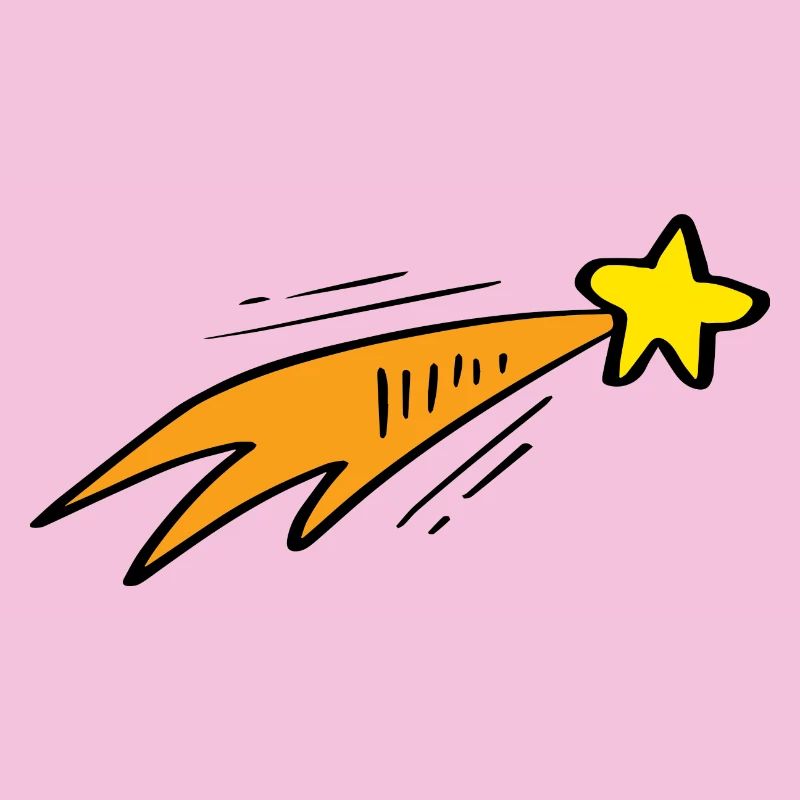 Star Trail Neon Rocket