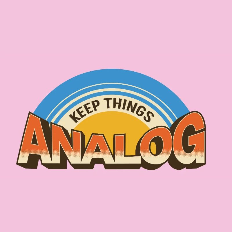 Keep Things Analog – Retro Tech Statement