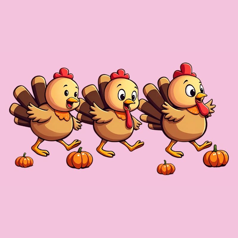Bébé dinde de Thanksgiving