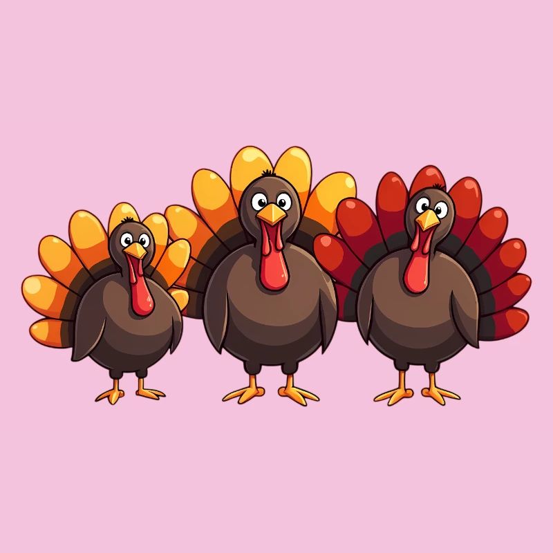 Bébé dinde de Thanksgiving