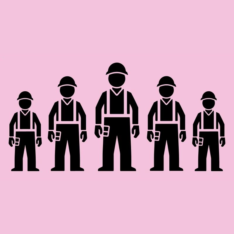 Bauarbeiter Team