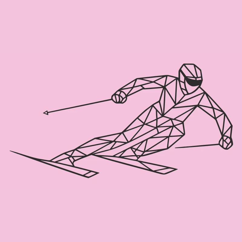 Geometric Ski Racer