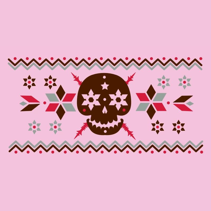 Skull pattern in the Norwegian style