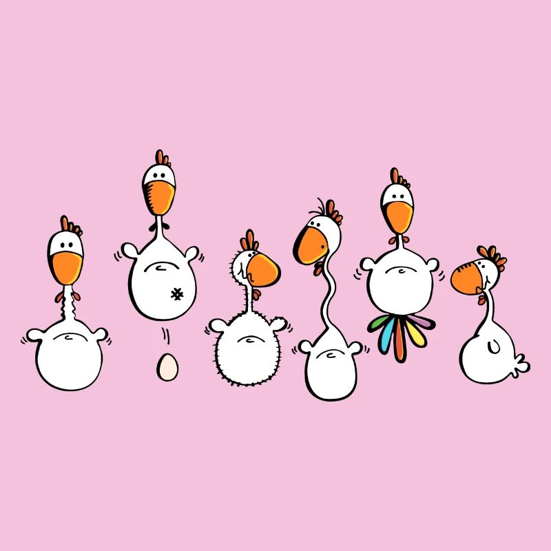 Crazy Chickens - Chicken - Hens - cock