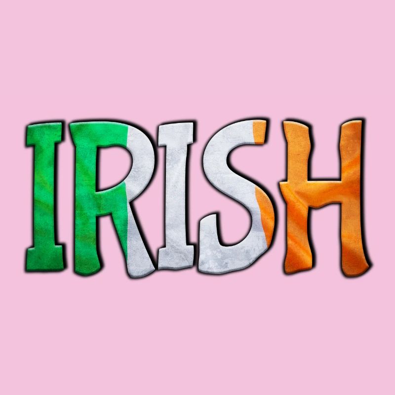 Irish Flag Letters Patchwork