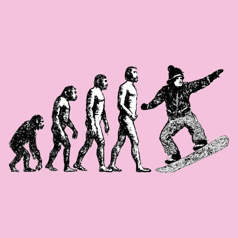 Évolution vers le design grunge du snowboarder