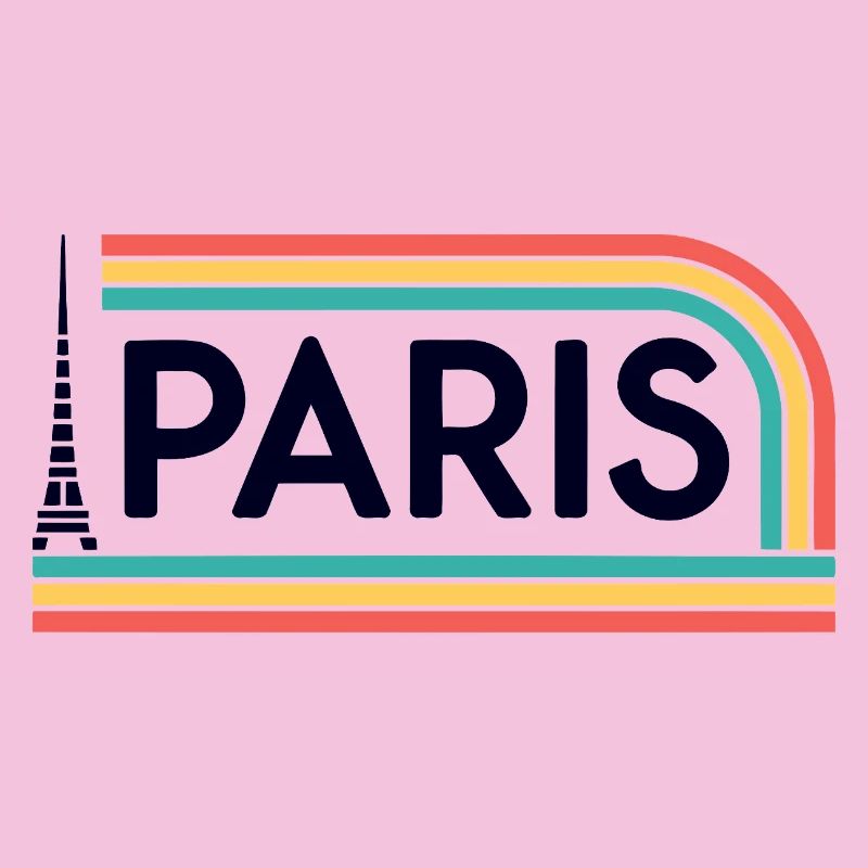 Paris Rainbow Retro