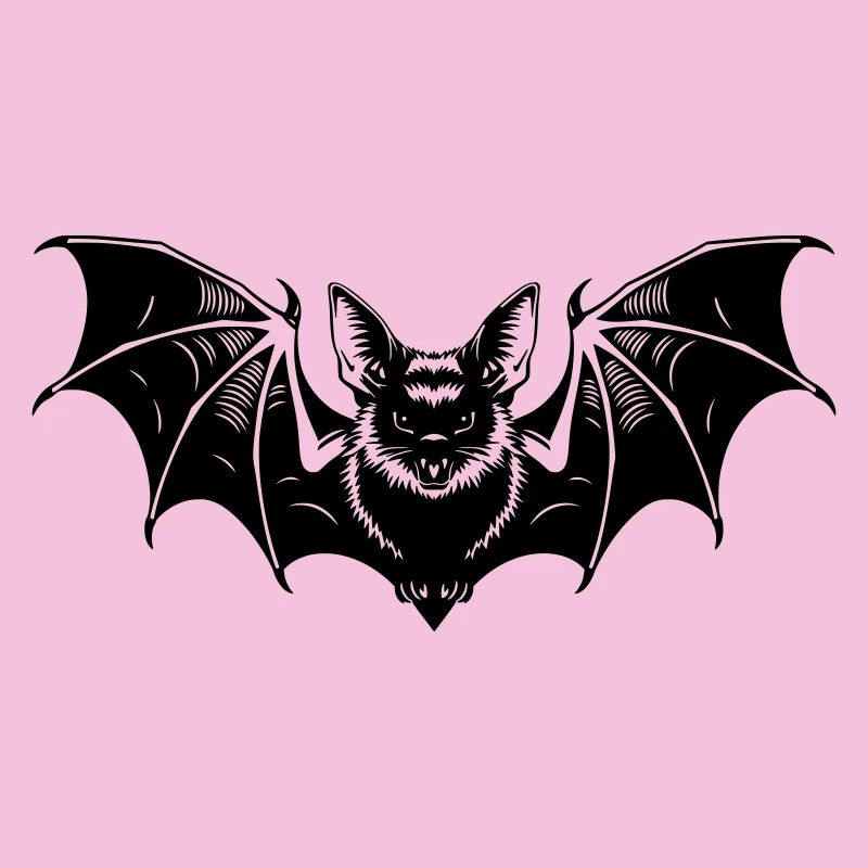Fledermaus Gothic Illustration