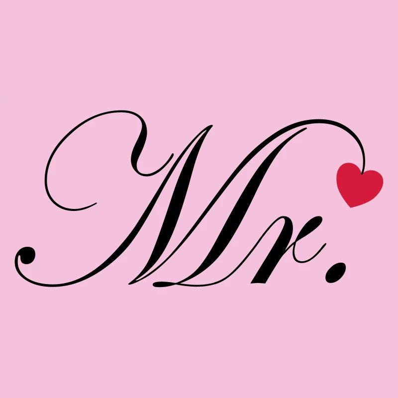 Mr Design Bräutigam Hochzeit Herz Geschenk Paar