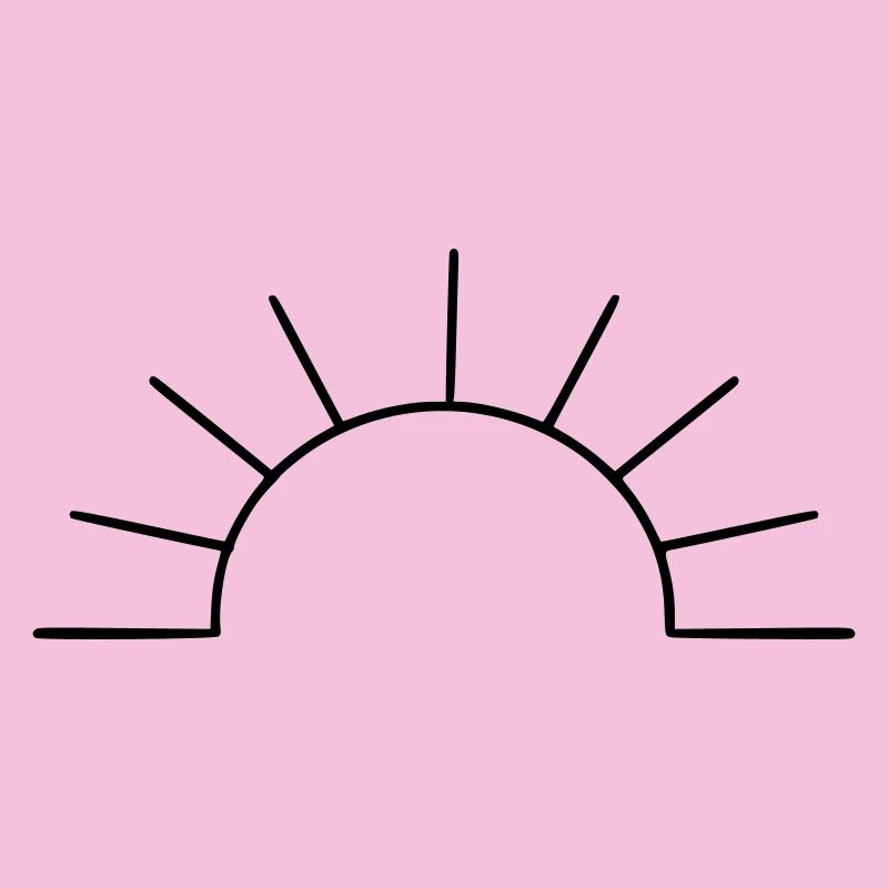 schlichte Sonne