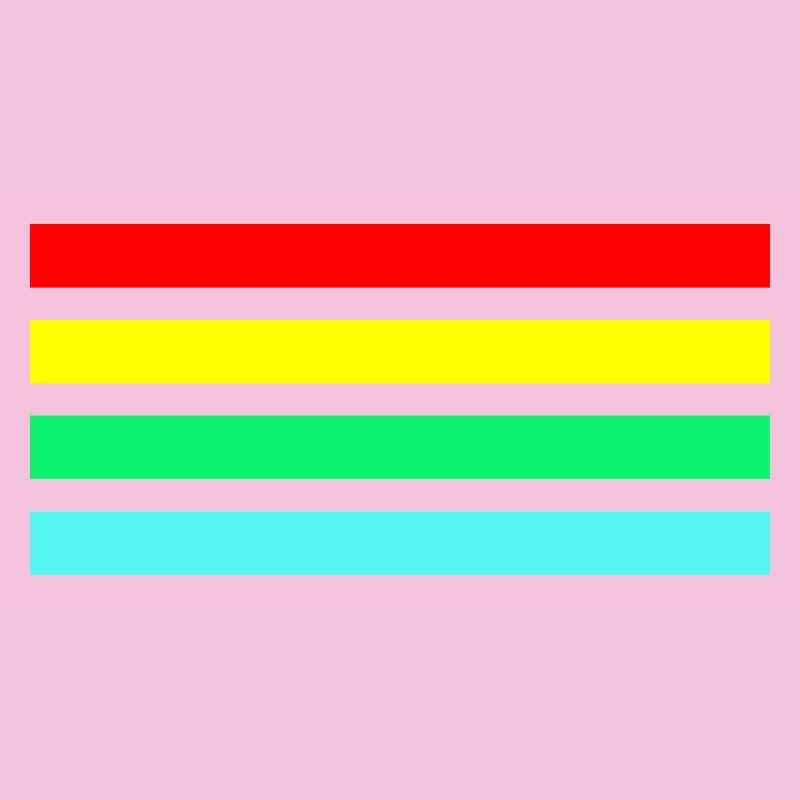 Retro neon arc stripe composition