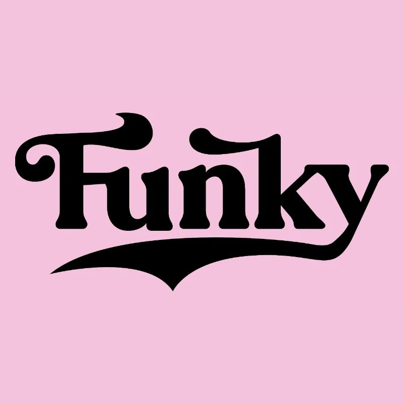 Musique funky Conception typographique audacieuse