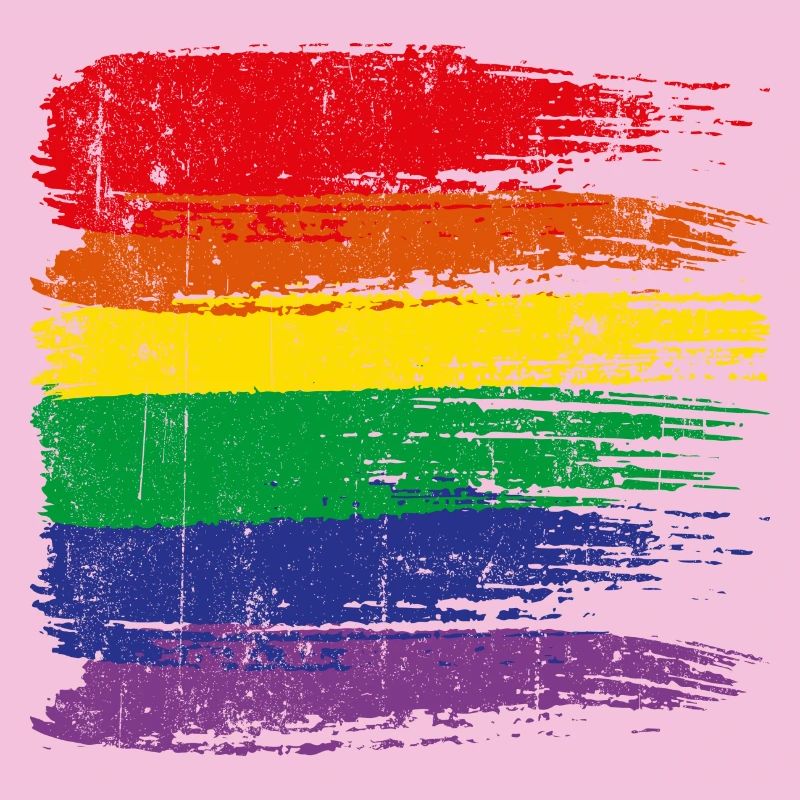 Rainbow Brushstroke Pride