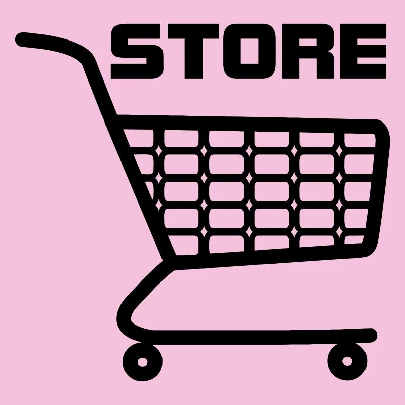 Warenkorb mit Text STORE