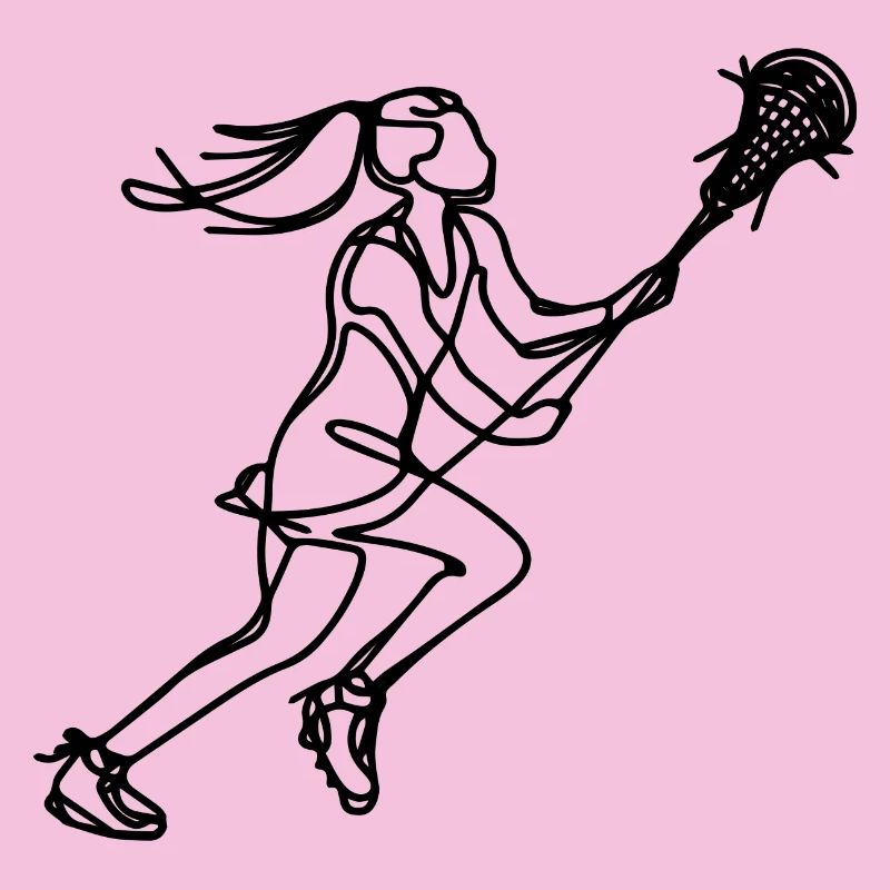 Lacrosse Mädchen