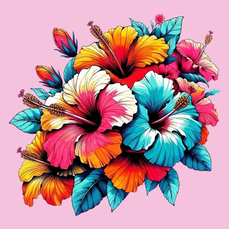 Fleurs d’hibiscus