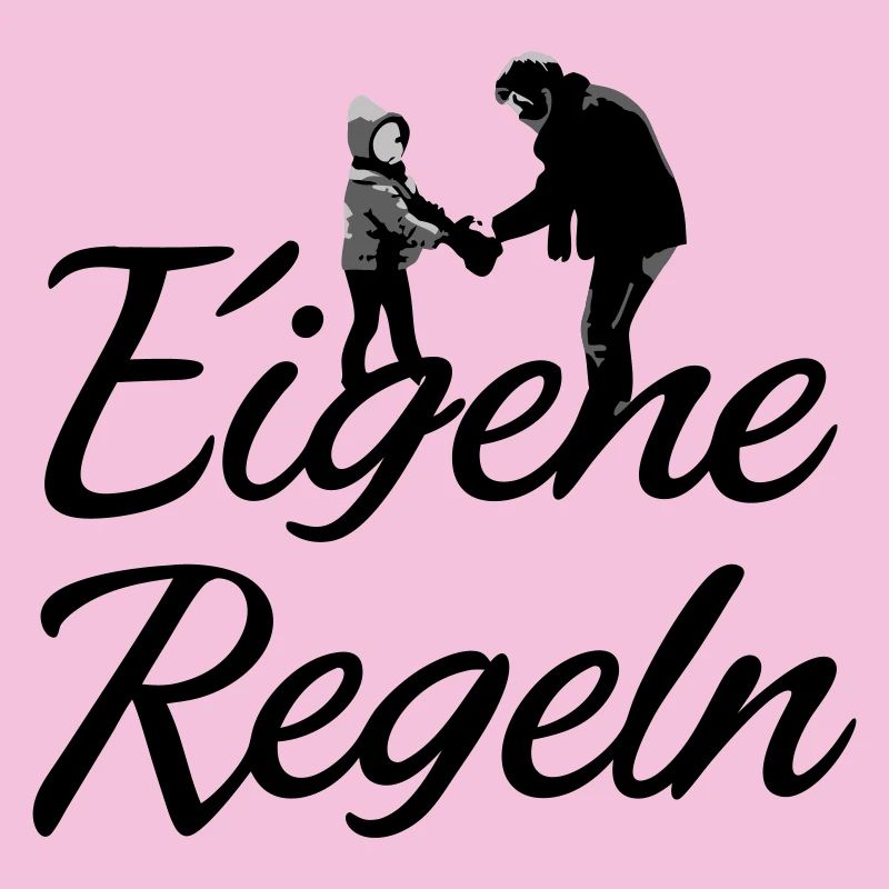 Vater und Kind Silhouette