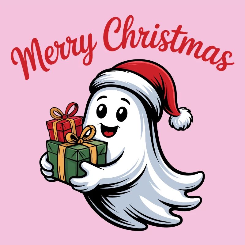 Weihnachtsgeist mit Geschenken