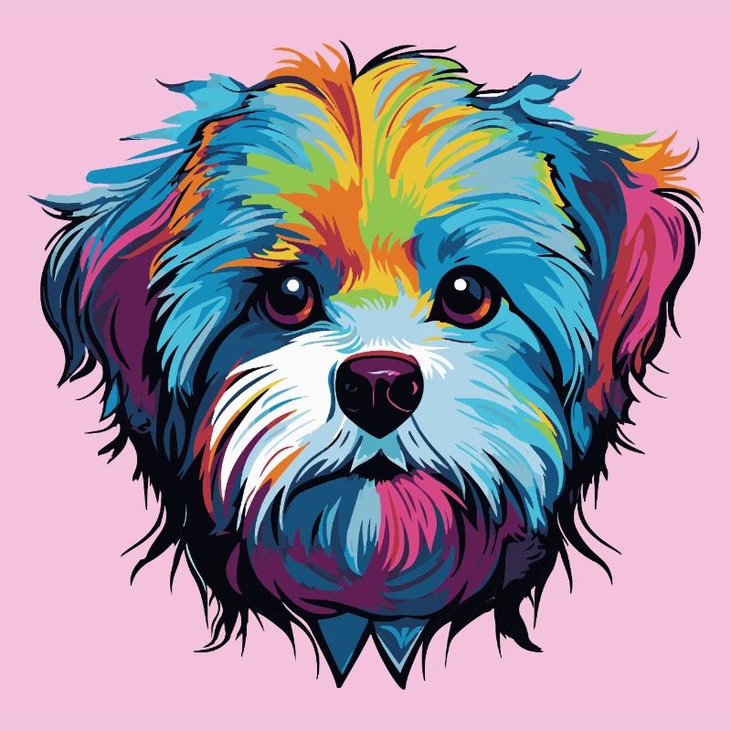 Hund Comic Hundekopf