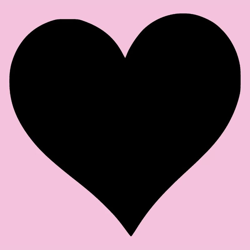 Black Heart Valentinstagsgeschenk