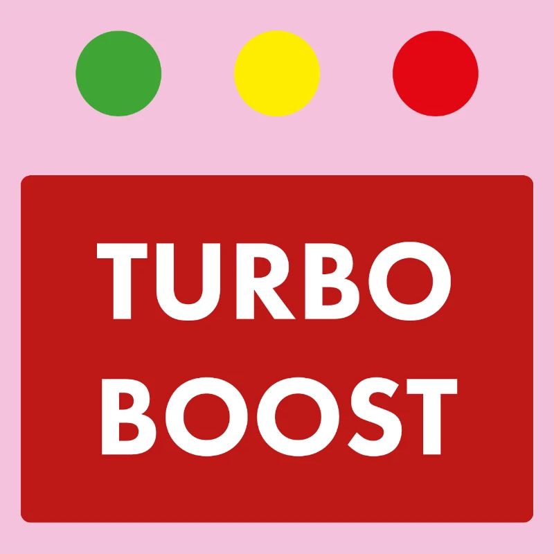 Turbo Boost Retro-Text