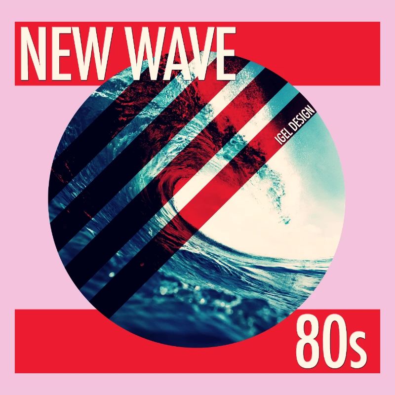 New Wave Neon Surf 80s