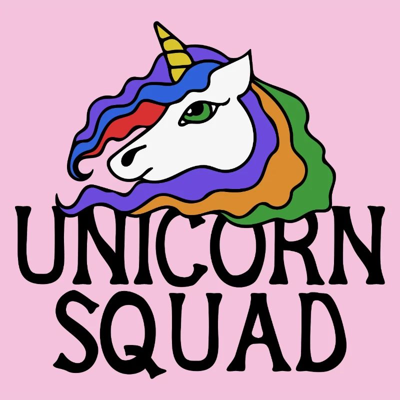 Regenbogen-Einhorn-Porträt